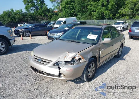 2002 Honda Accord 2.3 Ex из США, поврежденный, VIN 1HGCG56692A020778